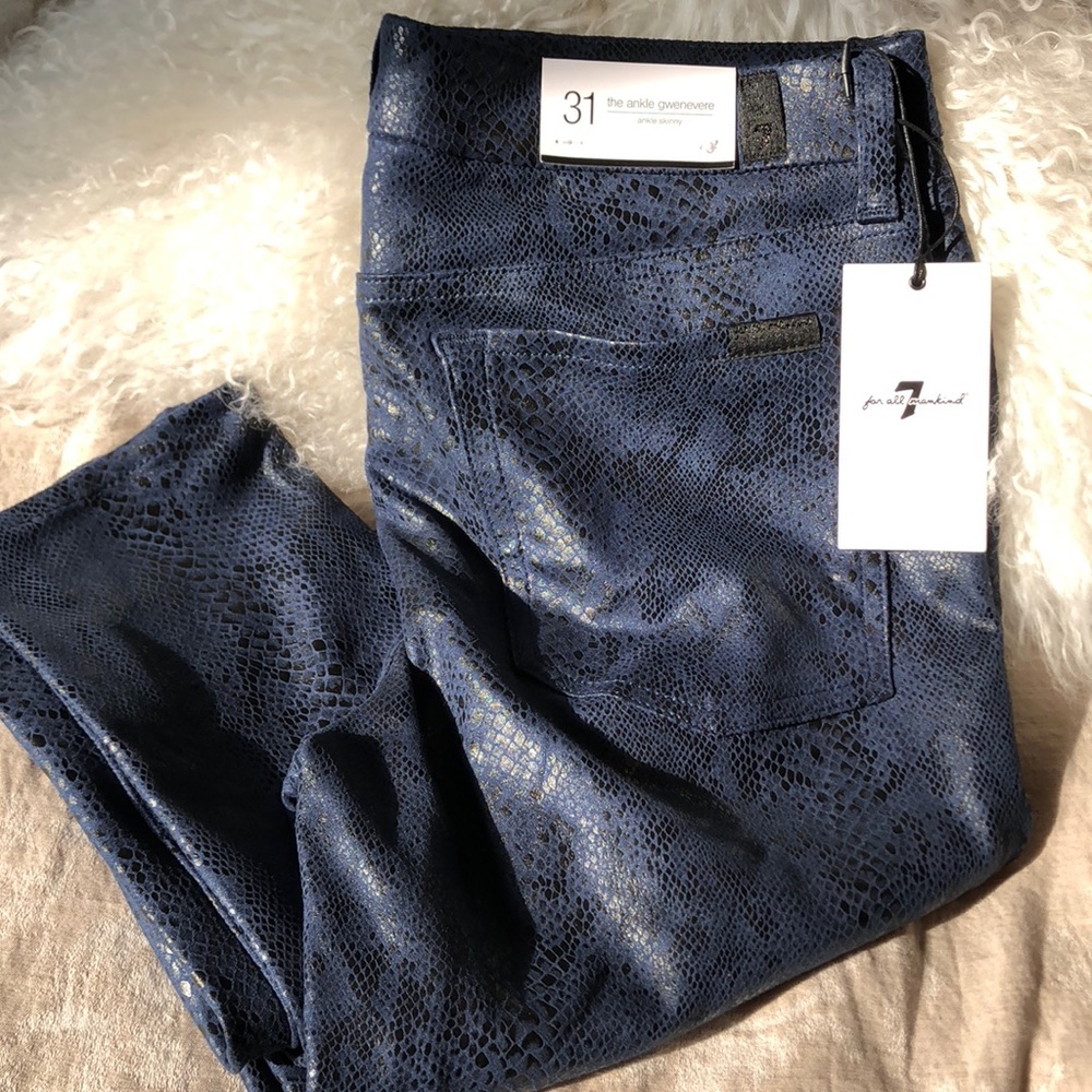 7 for all mankind ankle skinny jeans